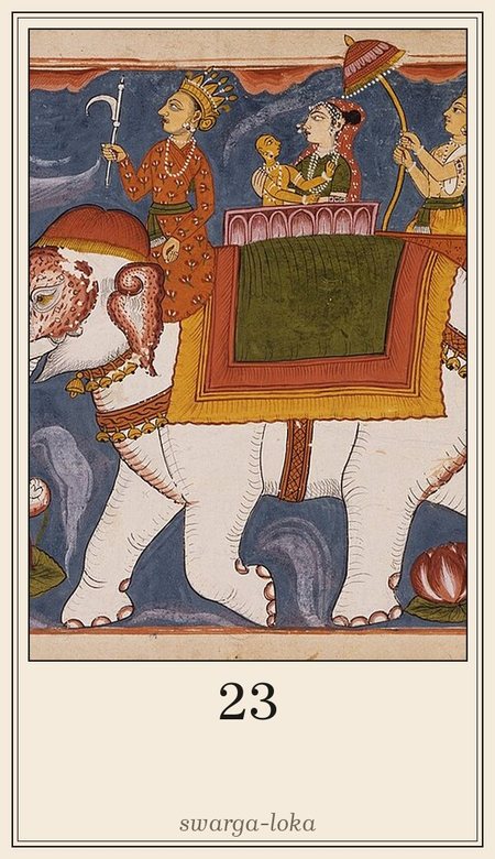 Leela deck, square 23 Celestial plane