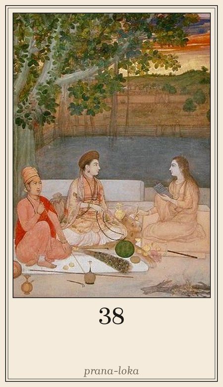 Leela deck, square 38 Plane of life energy