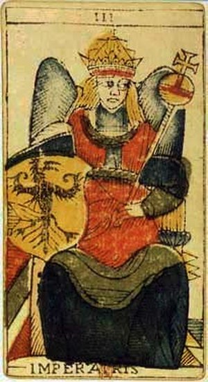 The Empress, Tarot de Marseille, Jean Dodal, Lyon, c. 1701 · major arcana