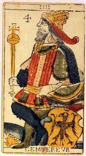 Император, Марсельское Таро, Жан Додаль, Лион, ок. 1701 · старшие арканы