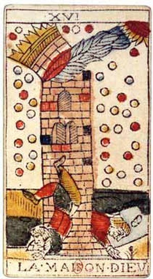 Башня, Марсельское Таро, Жан Додаль, Лион, ок. 1701 · старшие арканы
