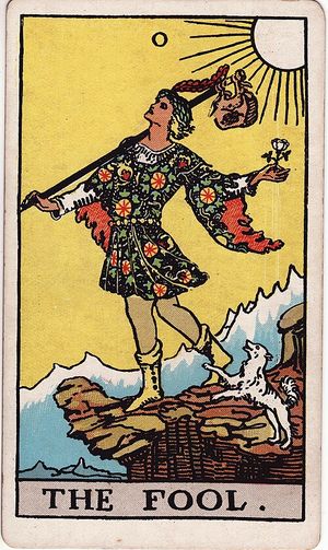 The Fool, Classic Tarot, Pamela Colman Smith 1909 · 78 cards