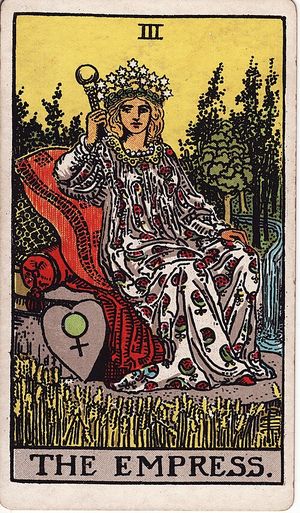 The Empress, Classic Tarot, Pamela Colman Smith 1909 · 78 cards